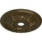 Ekena Millwork Granada Ceiling Medallion (Fits Canopies up to 7 1/8"), 23 3/8"OD x 3 5/8"ID x 2 1/2"P, Brass CM23GABRS - alternate 4